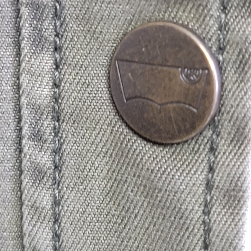 Levi's jacket size L Green military color - Picture 5 of 14